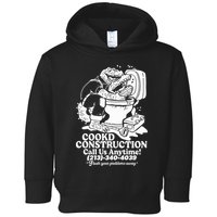 Cookd Construction Call Us Anytime 213 340 4039 Flush Your Problems Away Toddler Hoodie