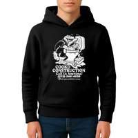 Cookd Construction Call Us Anytime 213 340 4039 Flush Your Problems Away Kids Hoodie