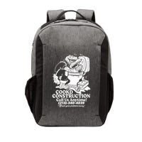 Cookd Construction Call Us Anytime 213 340 4039 Flush Your Problems Away Vector Backpack
