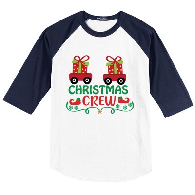 Christmas Crew Baseball Sleeve Shirt