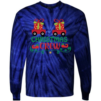 Christmas Crew Tie-Dye Long Sleeve Shirt