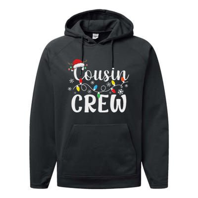 Cousin Crew Christmas Cousins Christmas Matching Family Performance Fleece Hoodie