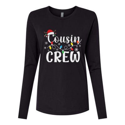 Cousin Crew Christmas Cousins Christmas Matching Family Womens Cotton Relaxed Long Sleeve T-Shirt