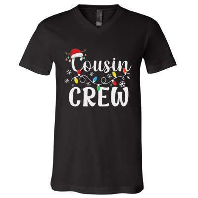 Cousin Crew Christmas Cousins Christmas Matching Family V-Neck T-Shirt