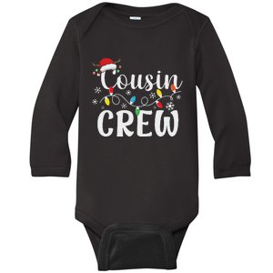 Cousin Crew Christmas Cousins Christmas Matching Family Baby Long Sleeve Bodysuit