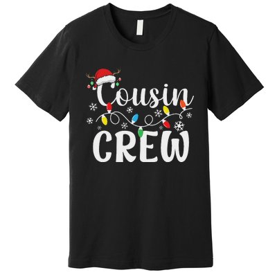 Cousin Crew Christmas Cousins Christmas Matching Family Premium T-Shirt