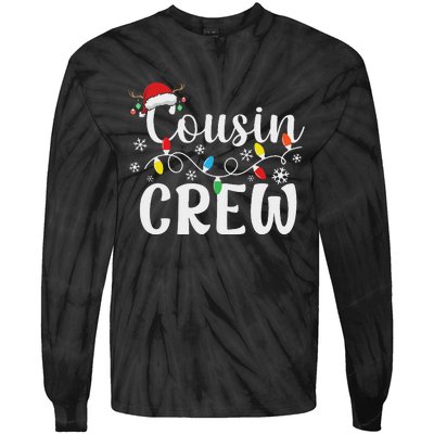 Cousin Crew Christmas Cousins Christmas Matching Family Tie-Dye Long Sleeve Shirt