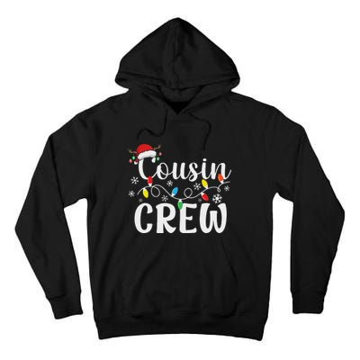 Cousin Crew Christmas Cousins Christmas Matching Family Tall Hoodie