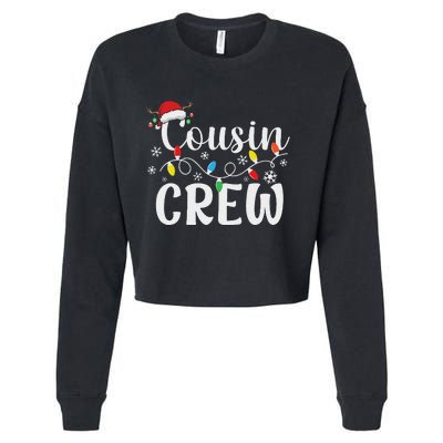 Cousin Crew Christmas Cousins Christmas Matching Family Cropped Pullover Crew