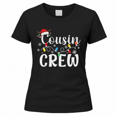 Cousin Crew Christmas Cousins Christmas Matching Family Women's T-Shirt