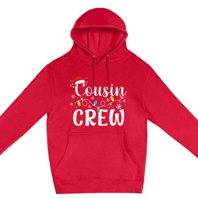 Cousin Crew Christmas Cousins Christmas Matching Family Premium Pullover Hoodie