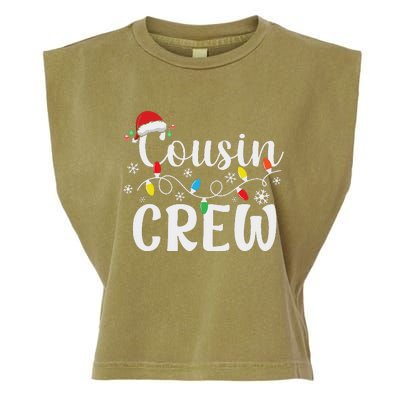 Cousin Crew Christmas Cousins Christmas Matching Family Garment-Dyed Women's Muscle Tee