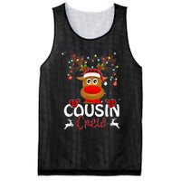 Cousin Crew Christmas Reindeer Santa Hat Matching Pajama Mesh Reversible Basketball Jersey Tank