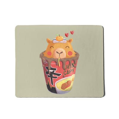 Capy Cup Capybara In Shin Ramen Mousepad