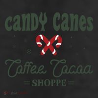 Candy Canes 11oz C Handle Ceramic Mug
