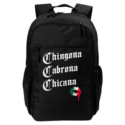 Chingona Cabrona Chicana K.iss Funny Mexican Daily Commute Backpack