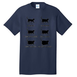 Chonk Cat Chart Tall T-Shirt