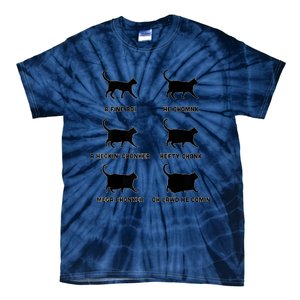 Chonk Cat Chart Tie-Dye T-Shirt