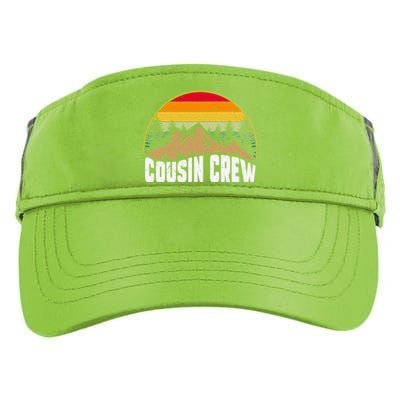 Cousin Camping Crew Road Trip Outdoor Adventure Camping Gift Adult Drive Performance Visor