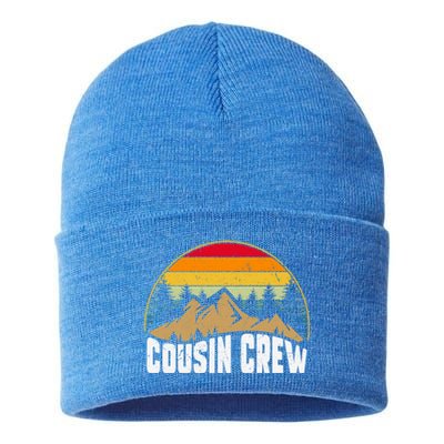 Cousin Camping Crew Road Trip Outdoor Adventure Camping Gift Sustainable Knit Beanie