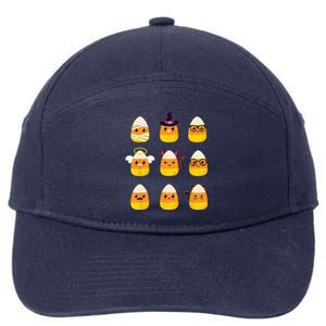 Candy Corn Costume Characters Cute Halloween 7-Panel Snapback Hat