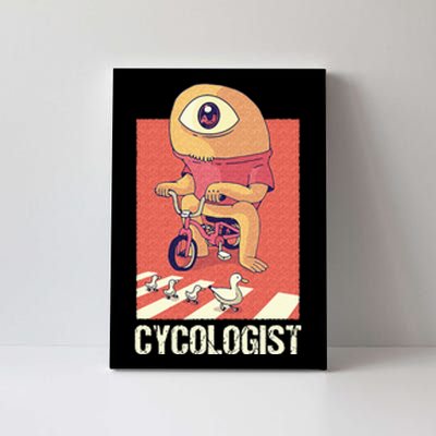 Cycologist Cyclist Cycling Bike Biking Biker Bicycle Canvas