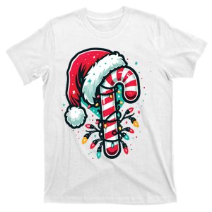 Candy Cane Christmas Sweet Candy Light T-Shirt