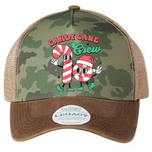 Christmas Candy Cane Crew Cute Matching Family Legacy Tie Dye Trucker Hat