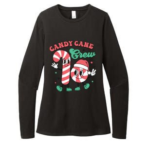 Christmas Candy Cane Crew Cute Matching Family Womens CVC Long Sleeve Shirt