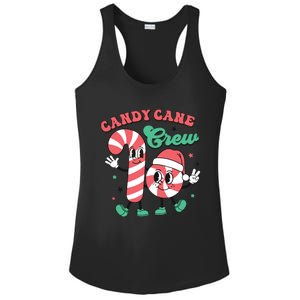 Christmas Candy Cane Crew Cute Matching Family Ladies PosiCharge Competitor Racerback Tank