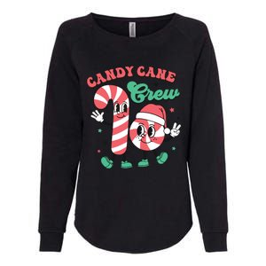 Christmas Candy Cane Crew Cute Matching Family Womens California Wash Sweatshirt