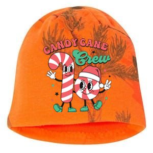 Christmas Candy Cane Crew Cute Matching Family Kati - Camo Knit Beanie