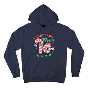 Christmas Candy Cane Crew Cute Matching Family Hoodie