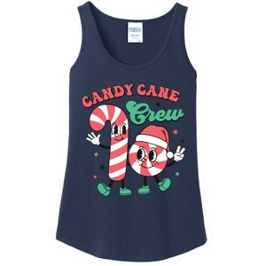 Christmas Candy Cane Crew Cute Matching Family Ladies Essential Tank