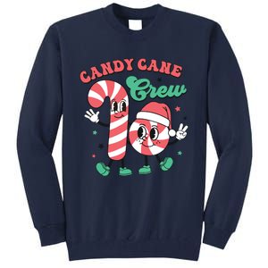 Christmas Candy Cane Crew Cute Matching Family Tall Sweatshirt