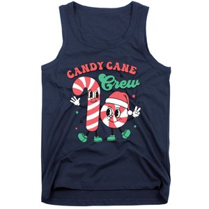 Christmas Candy Cane Crew Cute Matching Family Tank Top