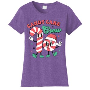 Christmas Candy Cane Crew Cute Matching Family Women's T-Shirt