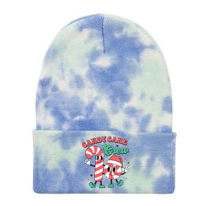 Christmas Candy Cane Crew Cute Matching Family Tie Dye 12in Knit Beanie