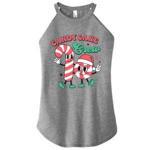 Christmas Candy Cane Crew Cute Matching Family Women's Perfect Tri Rocker Tank