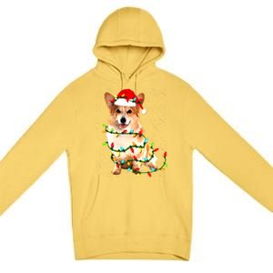 Corgi Christmas Cute Gift Premium Pullover Hoodie