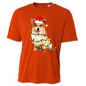 Corgi Christmas Cute Gift Cooling Performance Crew T-Shirt