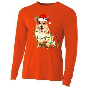 Corgi Christmas Cute Gift Cooling Performance Long Sleeve Crew