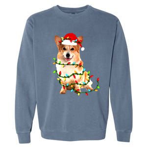 Corgi Christmas Cute Gift Garment-Dyed Sweatshirt