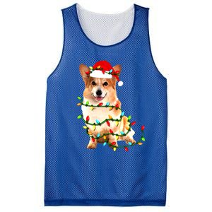 Corgi Christmas Cute Gift Mesh Reversible Basketball Jersey Tank