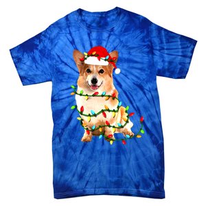 Corgi Christmas Cute Gift Tie-Dye T-Shirt