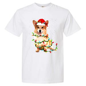 Corgi Christmas Cute Gift Garment-Dyed Heavyweight T-Shirt