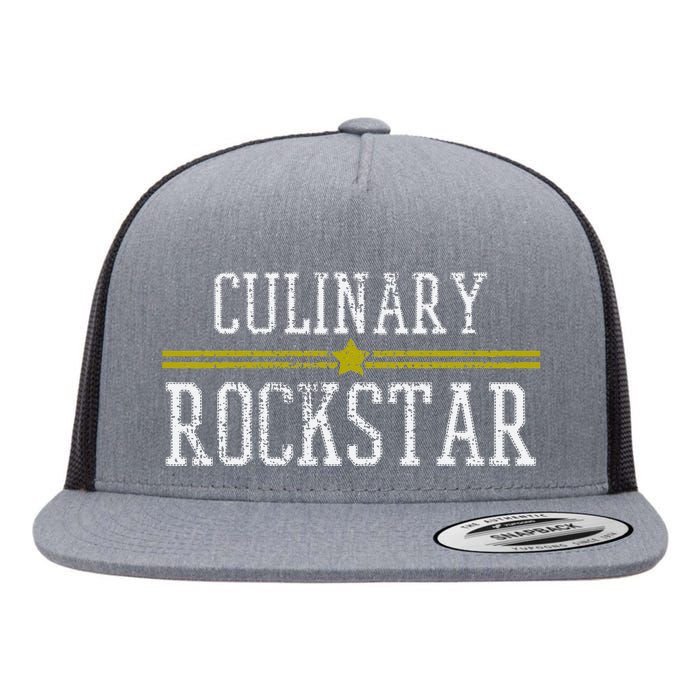 Chef Cooking Culinary Kitchen Restaurant Gift Flat Bill Trucker Hat