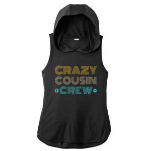 Crazy Cousin Crew Ladies PosiCharge Tri-Blend Wicking Draft Hoodie Tank