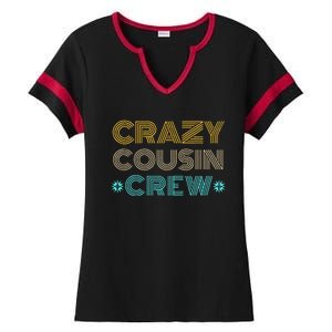 Crazy Cousin Crew Ladies Halftime Notch Neck Tee