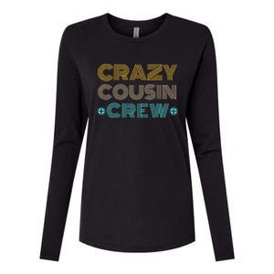 Crazy Cousin Crew Womens Cotton Relaxed Long Sleeve T-Shirt